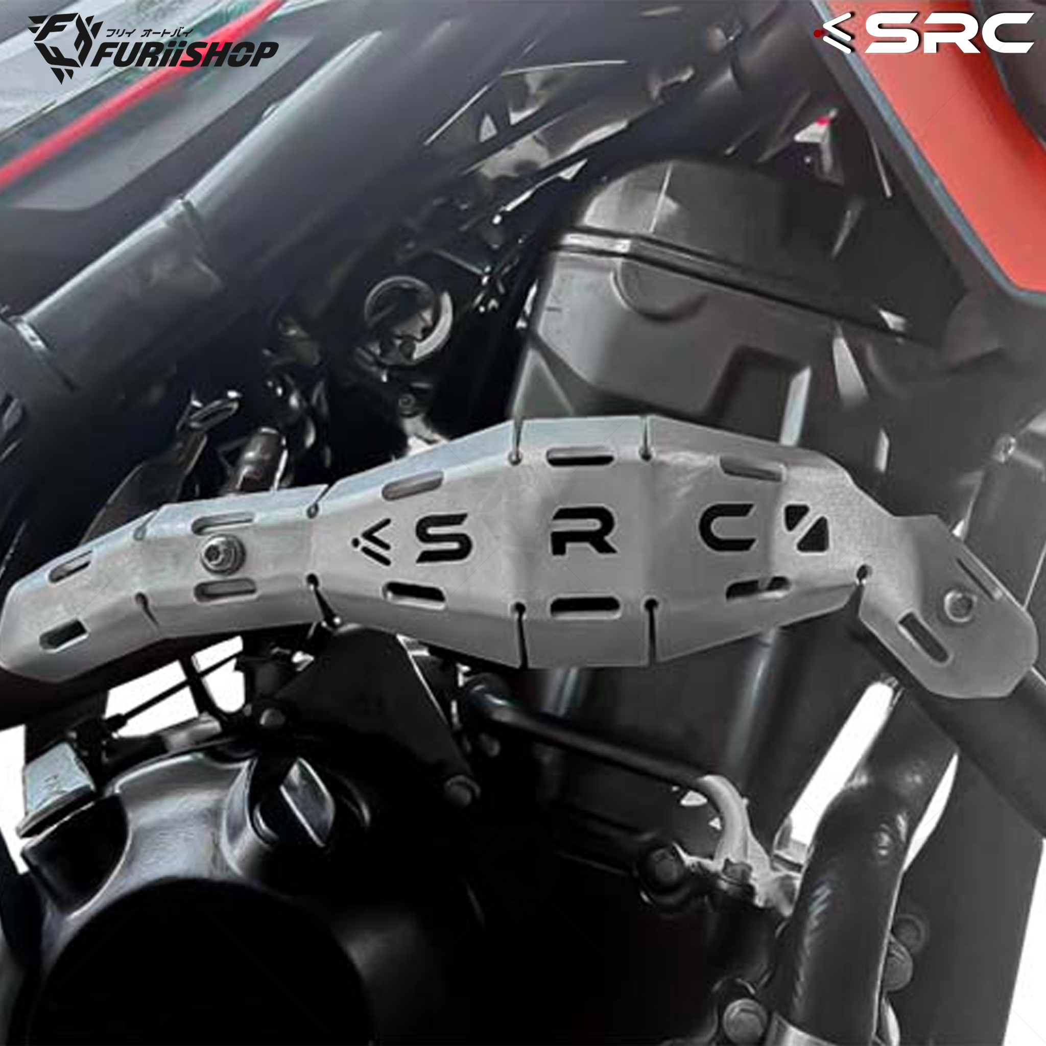 การ์ดบังท่อ EXHAUST HEAT GUARD SRC FOR HONDA CRF 300 L