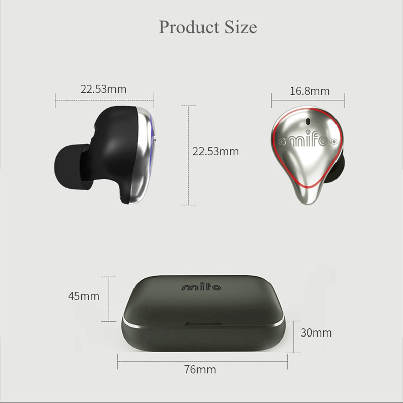ขาย Mifo O5 หูฟัง True Wireless รองรับ Bluetooth 5.0 กันน้ำได้ระดับ IPX7