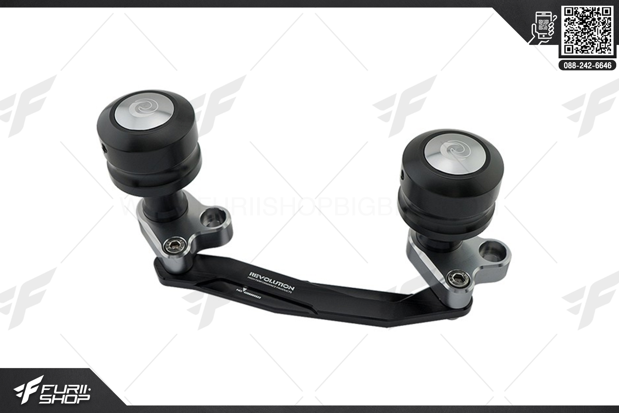 ชุดกันล้มข้างท่อไอเสีย Revolution For Honda Forza350 2020 ท่อแต่ง ท่อสูตร ท่อบิ๊กไบค์ ท่อBigbike ท่อไอเสีย