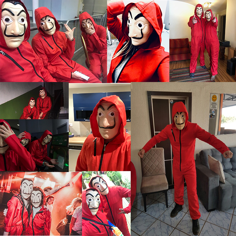 หน้ากาก+ชุด จากซีรีย์ Netflix ชื่อดัง Money Heist