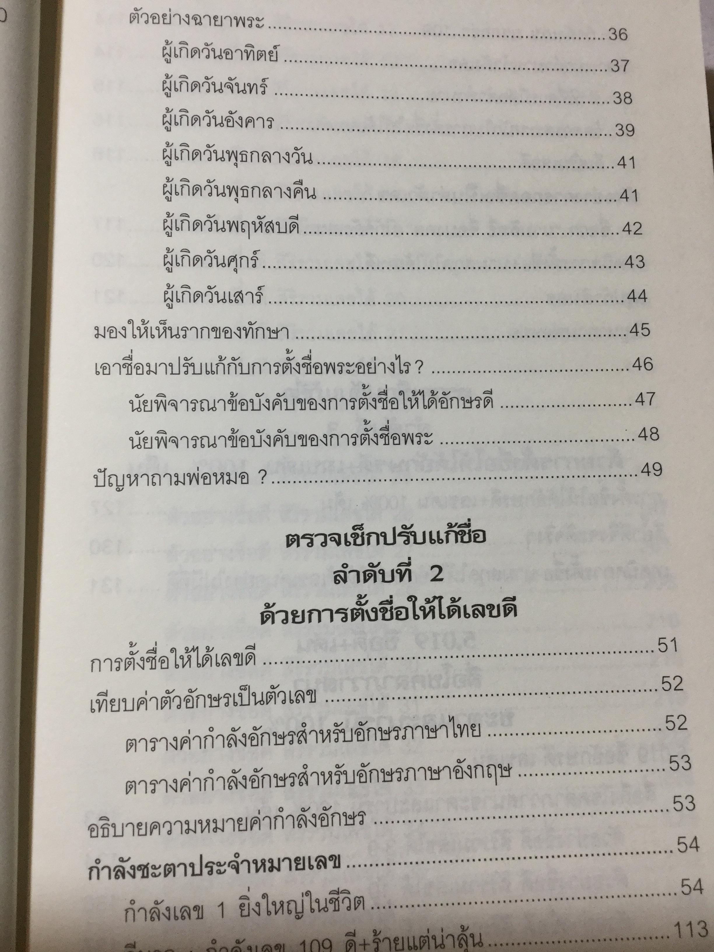 ตรวจ-เช็ค-ปรับ-แก้ ชื่อ. สื่อโชค-ลาภ-วาสนา-ชะตา-บารมี เพื่อให้ได้อักษรดี-เลขเด่น 100 % เต็ม ผู้เขียน วรกาญจน์ 1,500 กรัม