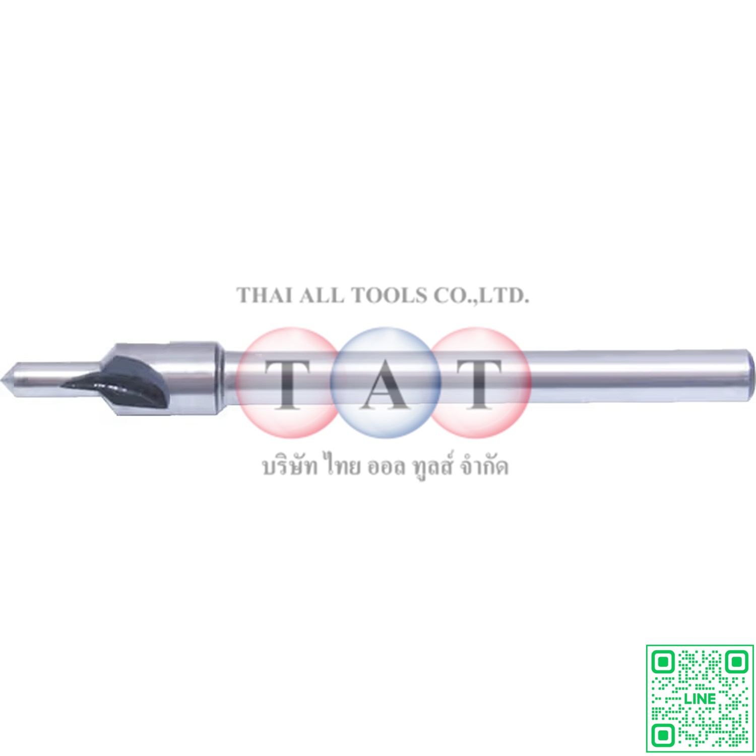 Sherwood 120°, Countersink, 1/8in., Straight Shank, 3 fl, Cobalt High Speed Steel SHR0205055J
