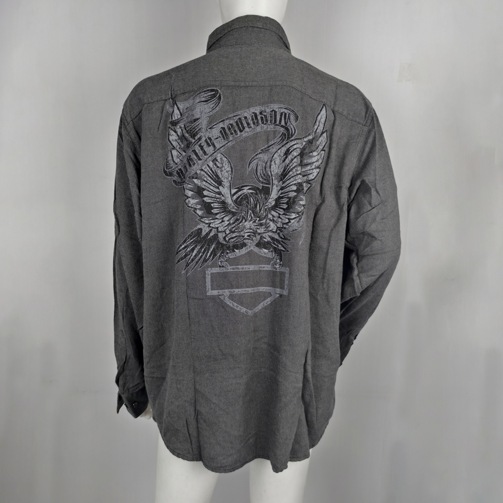 เสื้อเชิ้ต H-D ของแท้ ไซส์ XL,XXL