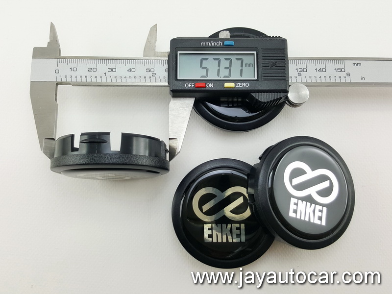ฝาล้อรถยนต์ สำหรับ ล้อแม็ก สติ๊กเกอร์ Enkei ดำ ขนาด 56 มิล 1ชุด 4ชิ้น สวยๆครับ