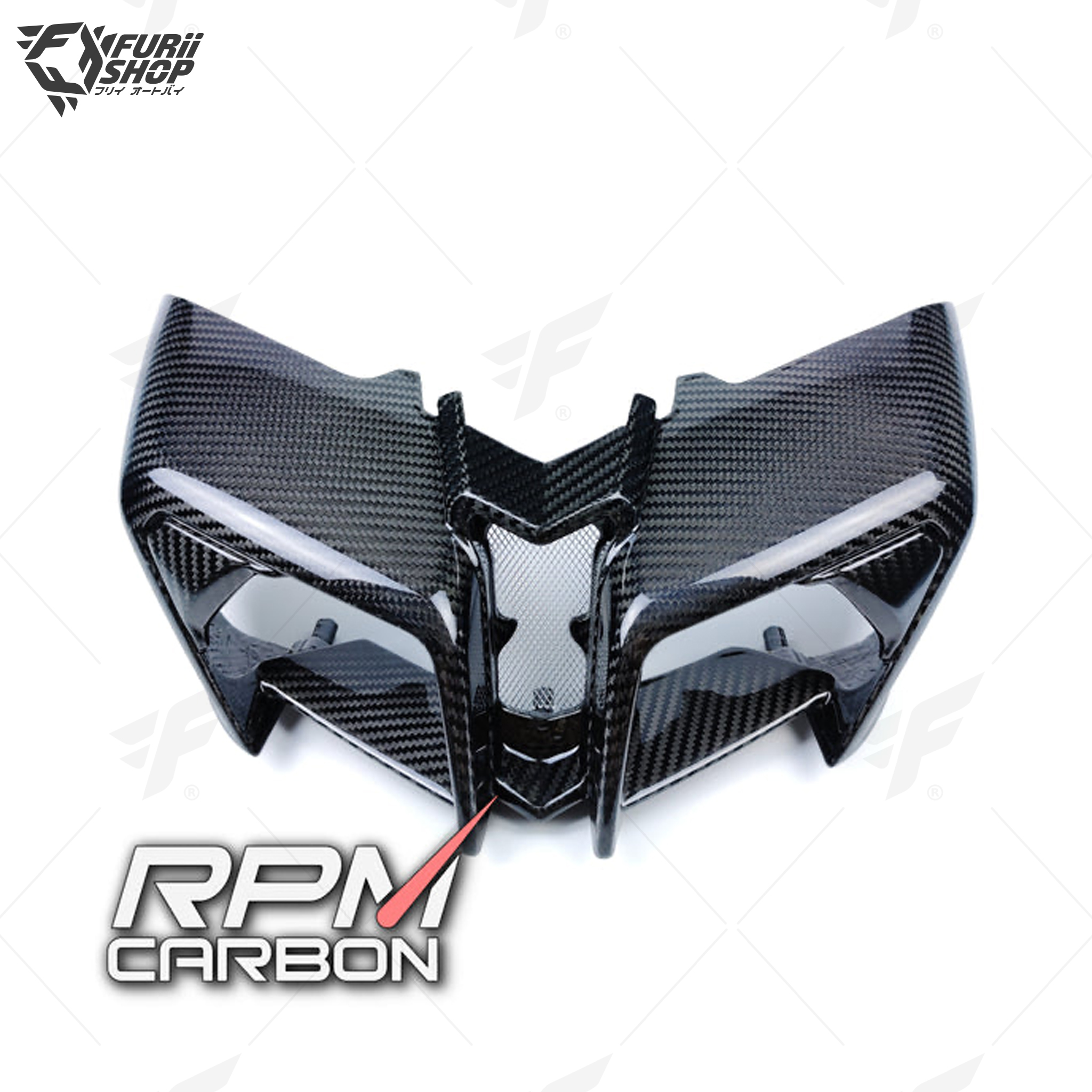 แฟริ่งหน้า RPM Carbon Headlight Cover : for Yamaha MT10 2016+