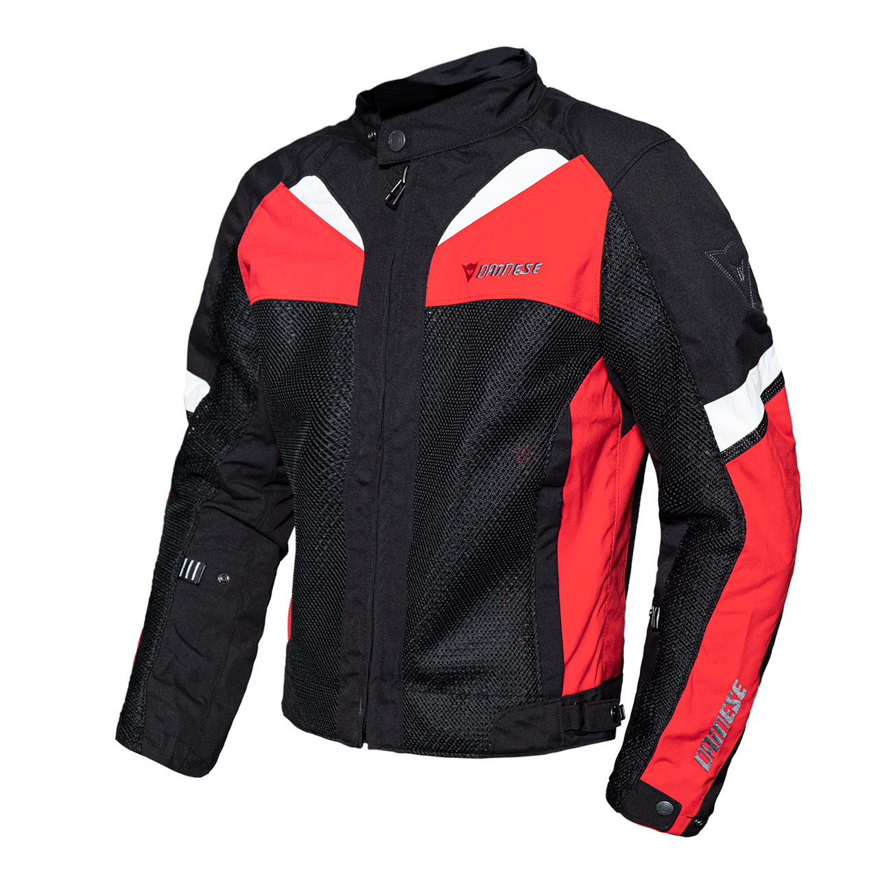 เสื้อการ์ด เสื้อการ์ดมอเตอร์ไซค์ Dainese ผลิตจากผ้าคอร์ดูร่าผสมผ้าตาข่ายระบายอากาศ น้ำหนักเบาสวมใส่สบาย มีการ์ด 5 จุด