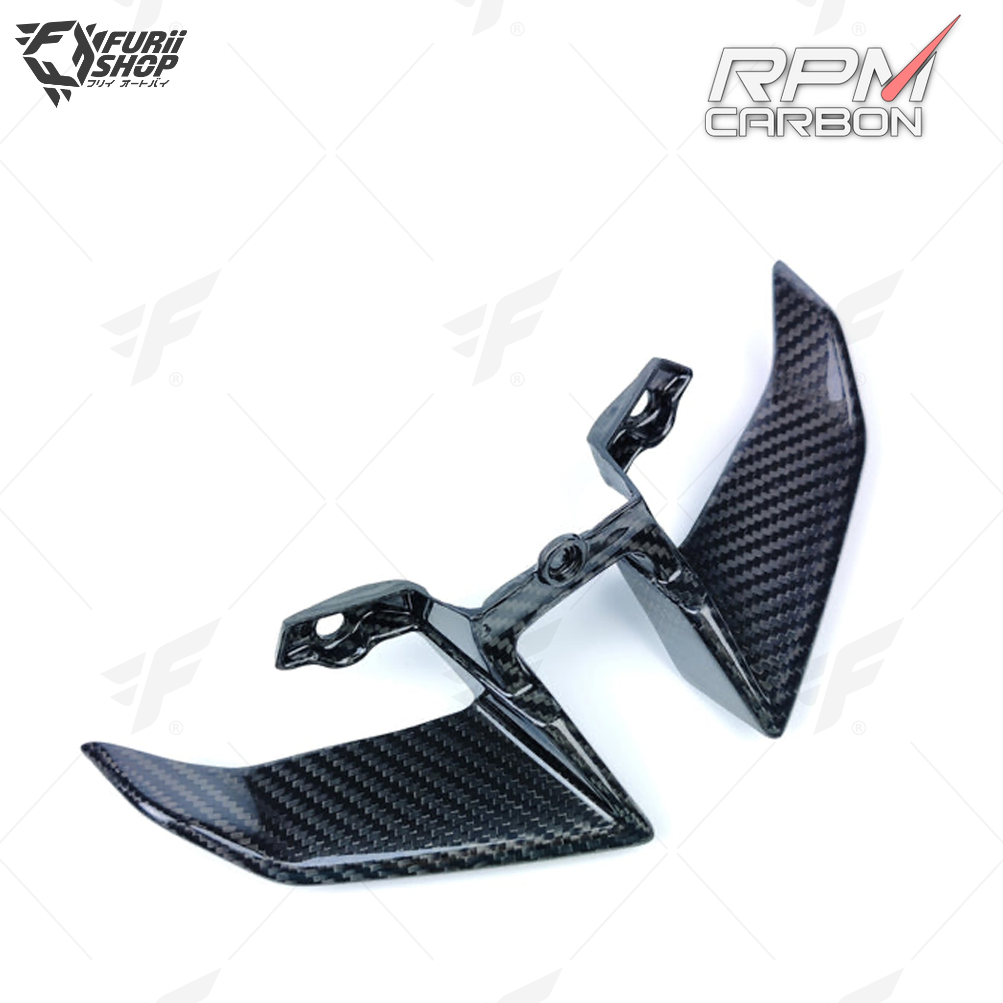 ปีกไฟหน้า RPM Carbon Headlight Wing : for Yamaha MT10 2016+
