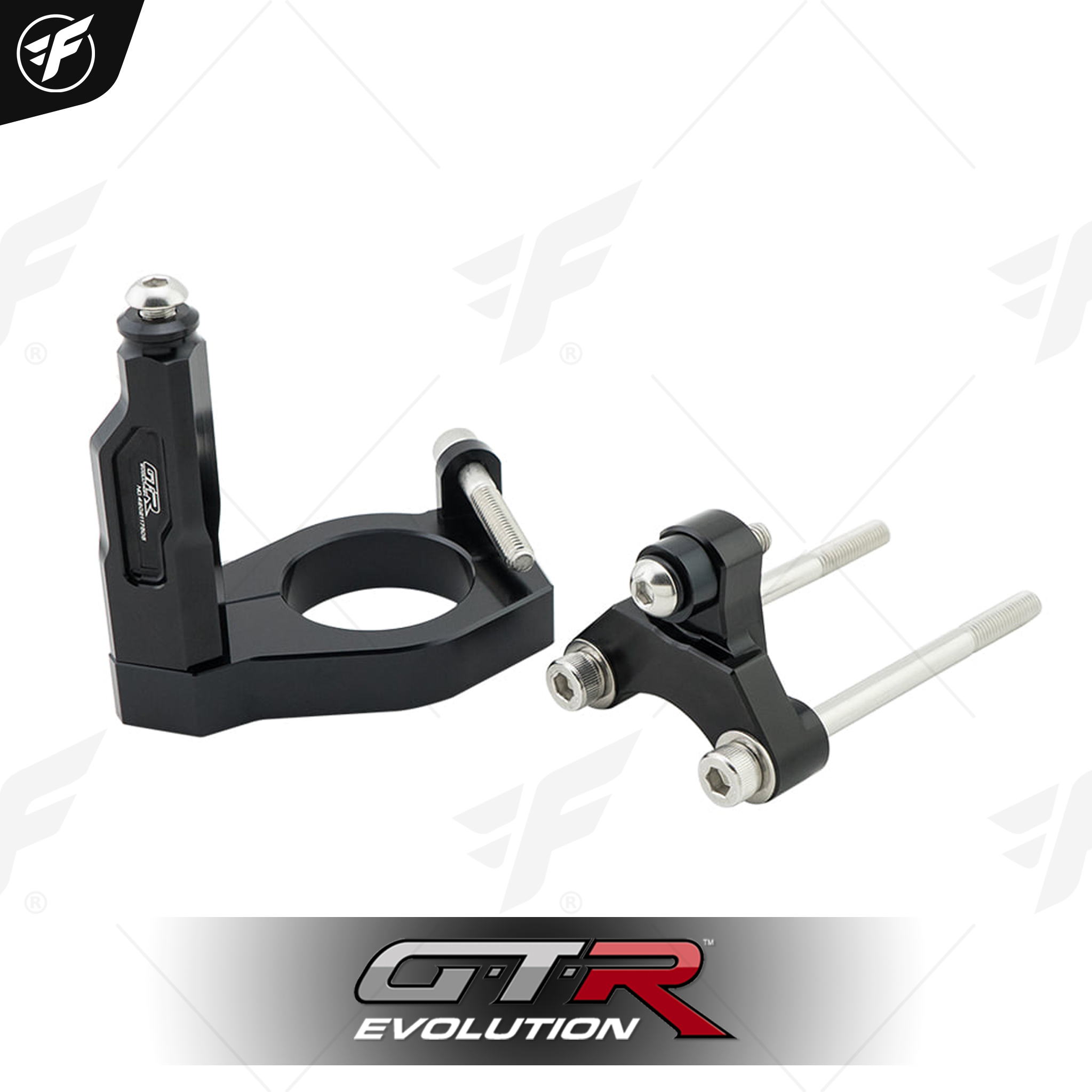 ขาจับกันสะบัด (โอลีน ยึดใต้แผงคอ) GTR CBR-650 ปี2019-2021 BB ดำ