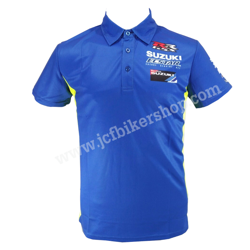 เสื้อโปโล SUZUKI JP-0855 เนื้อผ้าไมโครไฟเบอร์ มีประสิทธิภาพในการซับเหงื่อสูง แห้งเร็ว