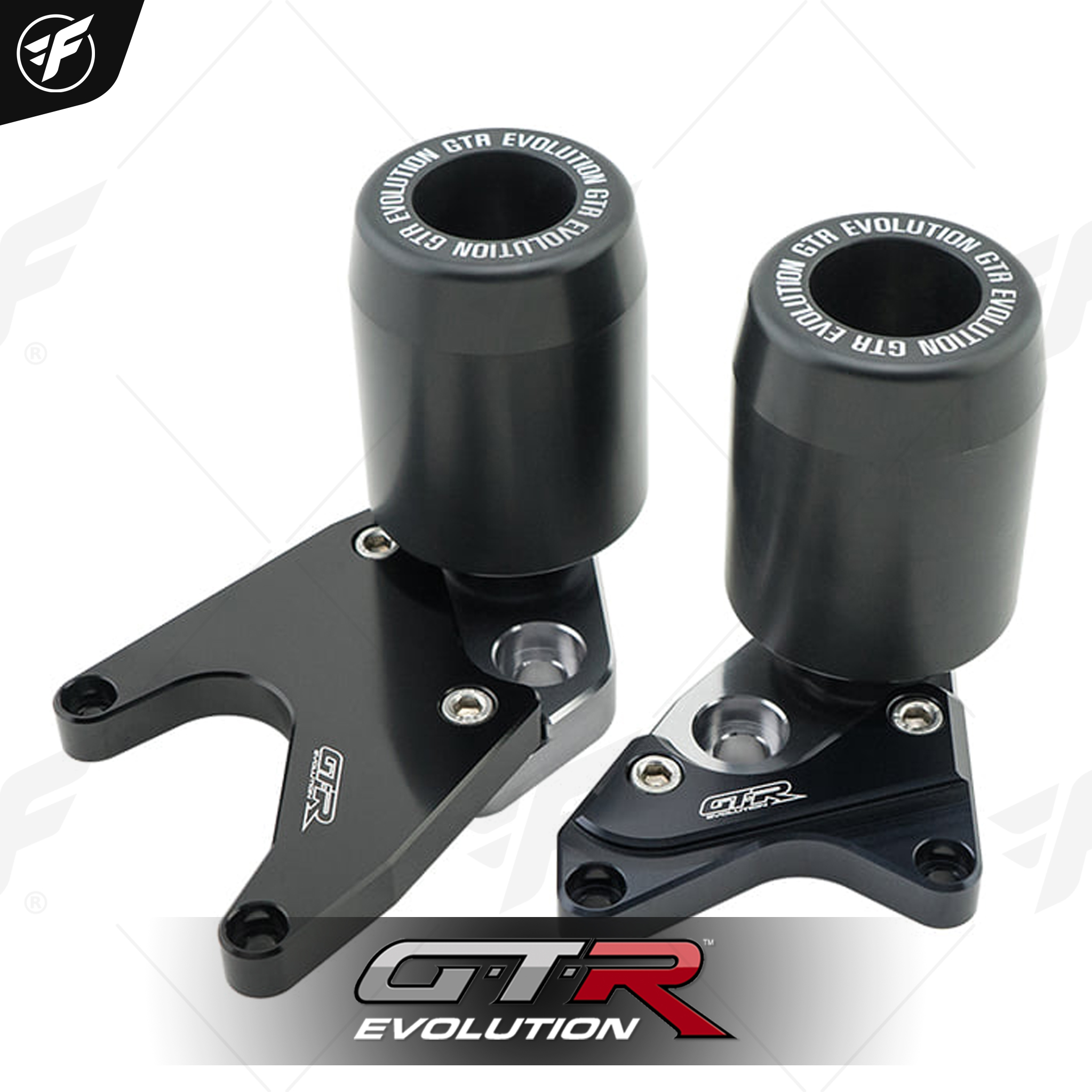 กันล้มกลาง 2 ชิ้น GTR CB/CBR-650R NEW2021 เฉพาะรุ่น (BB) เงิน