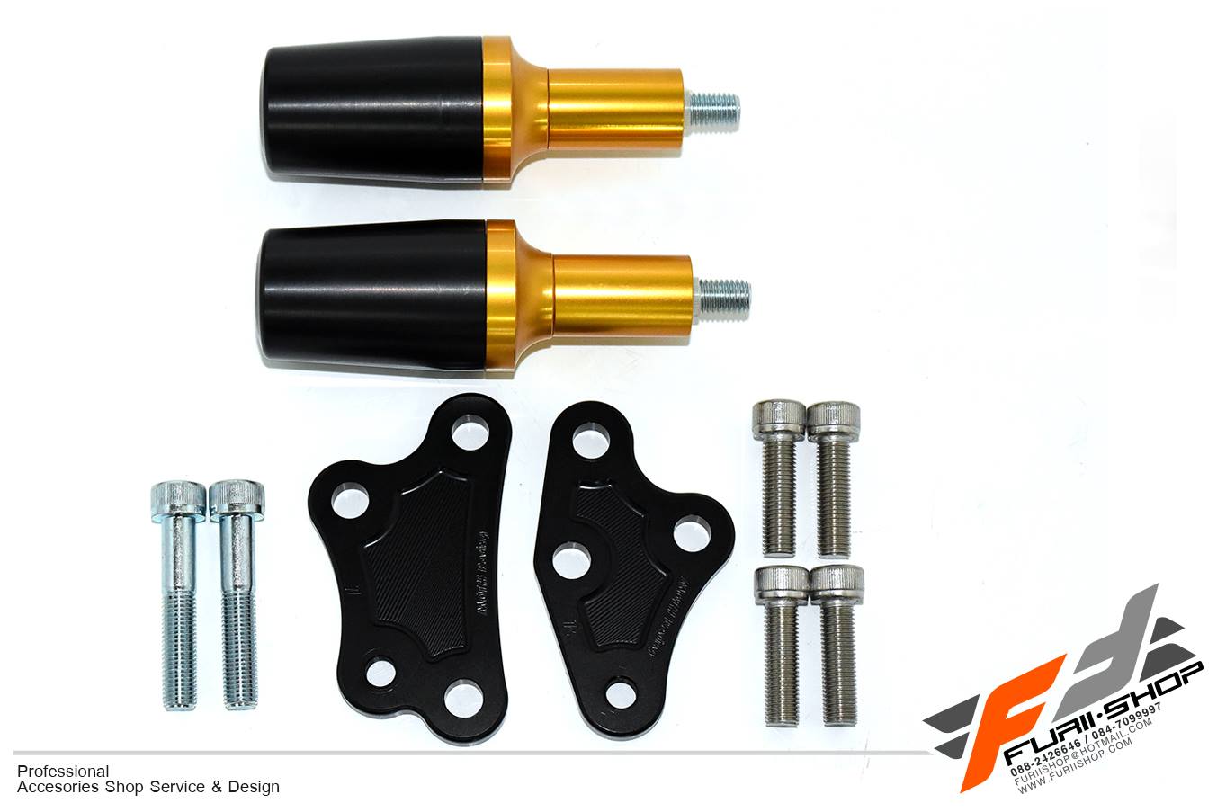 กันล้มกลาง MOTH สีน้ำเงิน FOR YAMAHA R3