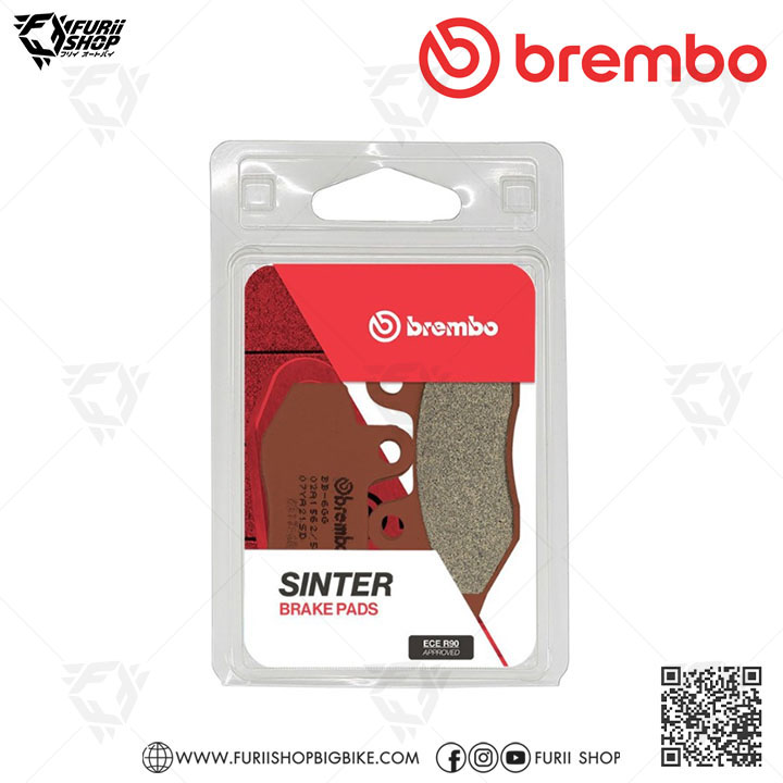 ผ้าเบรก Brembo (07YA21SD) : for KAWASAKI : KLX / ZX H2