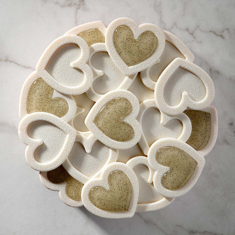 แม่พิมพ์ซิลิโคน หัวใจ เค้กแม่พิมพ์