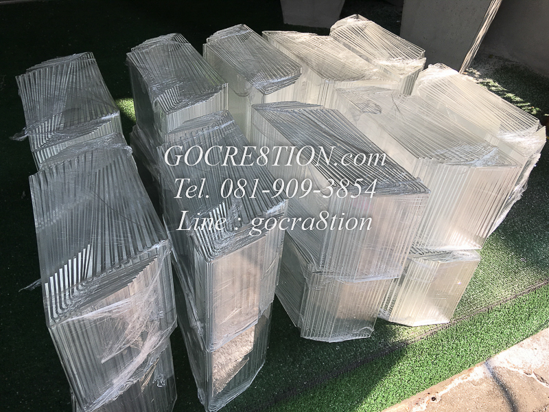 งาน อะคริลิค แปรรูป ตามแบบ April 2018 by GO CREATION