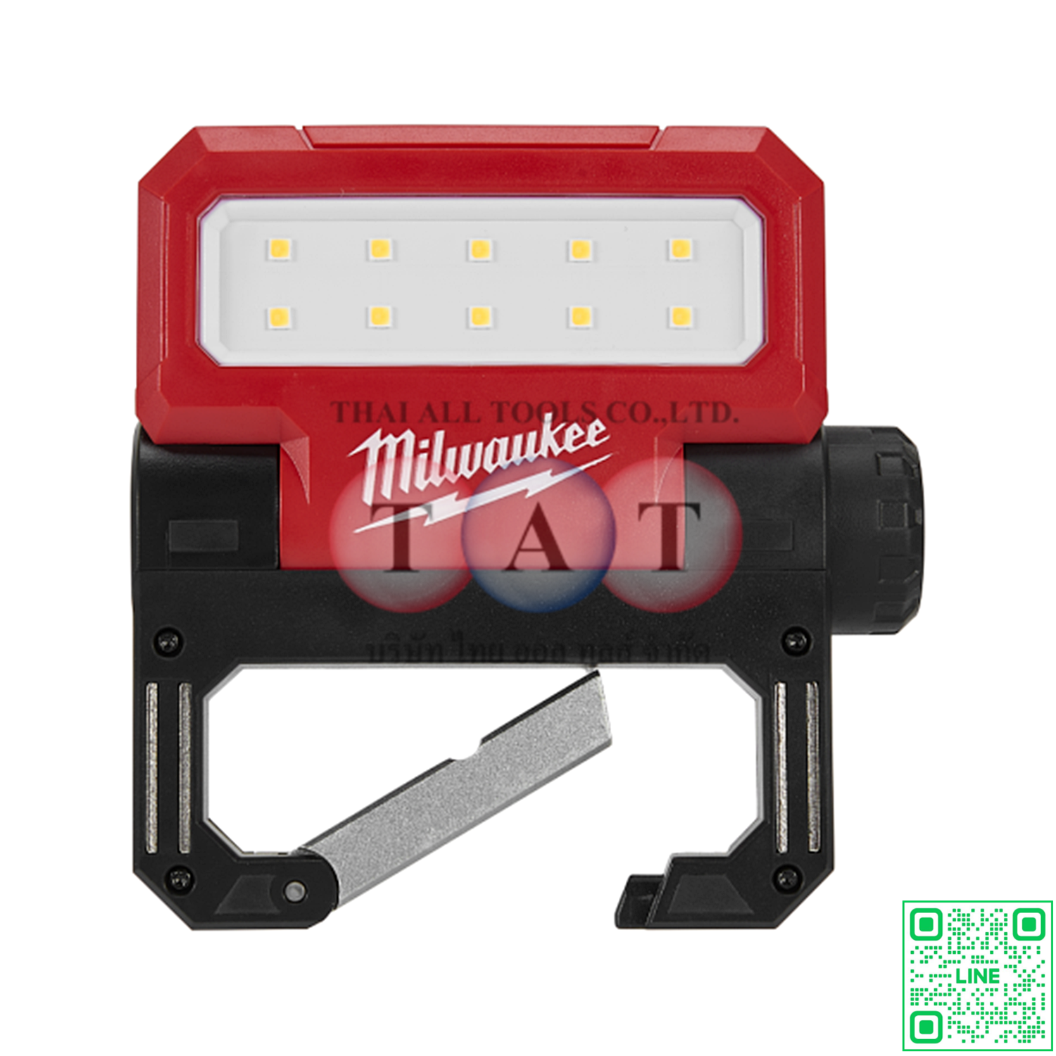 Milwaukee L4 FFL-301 ไฟส่องทำงานแบบบานพับ 550 ลูเมน | REDLITHIUM™ USB