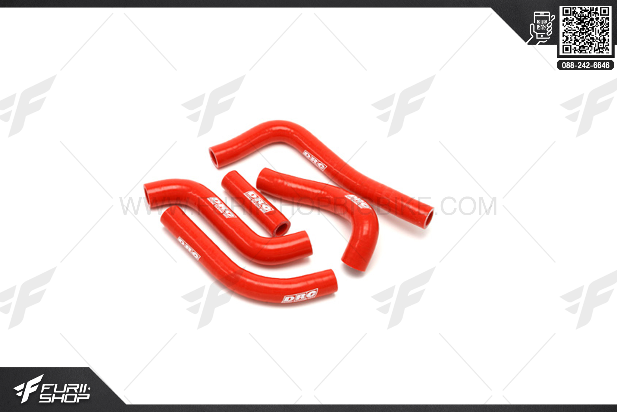 ท่อยางหม้อน้ำ DRC D47-08-493 RADIATOR HOSE KIT MT-09 BLUE ท่อแต่ง ท่อสูตร ท่อบิ๊กไบค์ ท่อBigbike ท่อไอเสีย