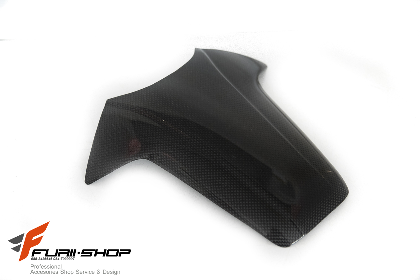 ครอบถังเพรียวเคฟล่า FORCE RACING FOR YAMAHA R3/MT03