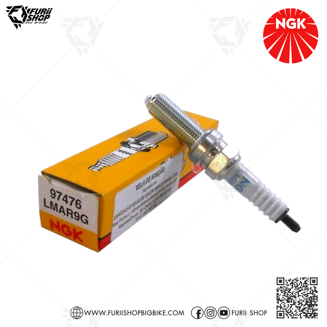 หัวเทียน NGK LMAR9G ขั้ว Nickle สำหรับ Kawasaki Ninja400