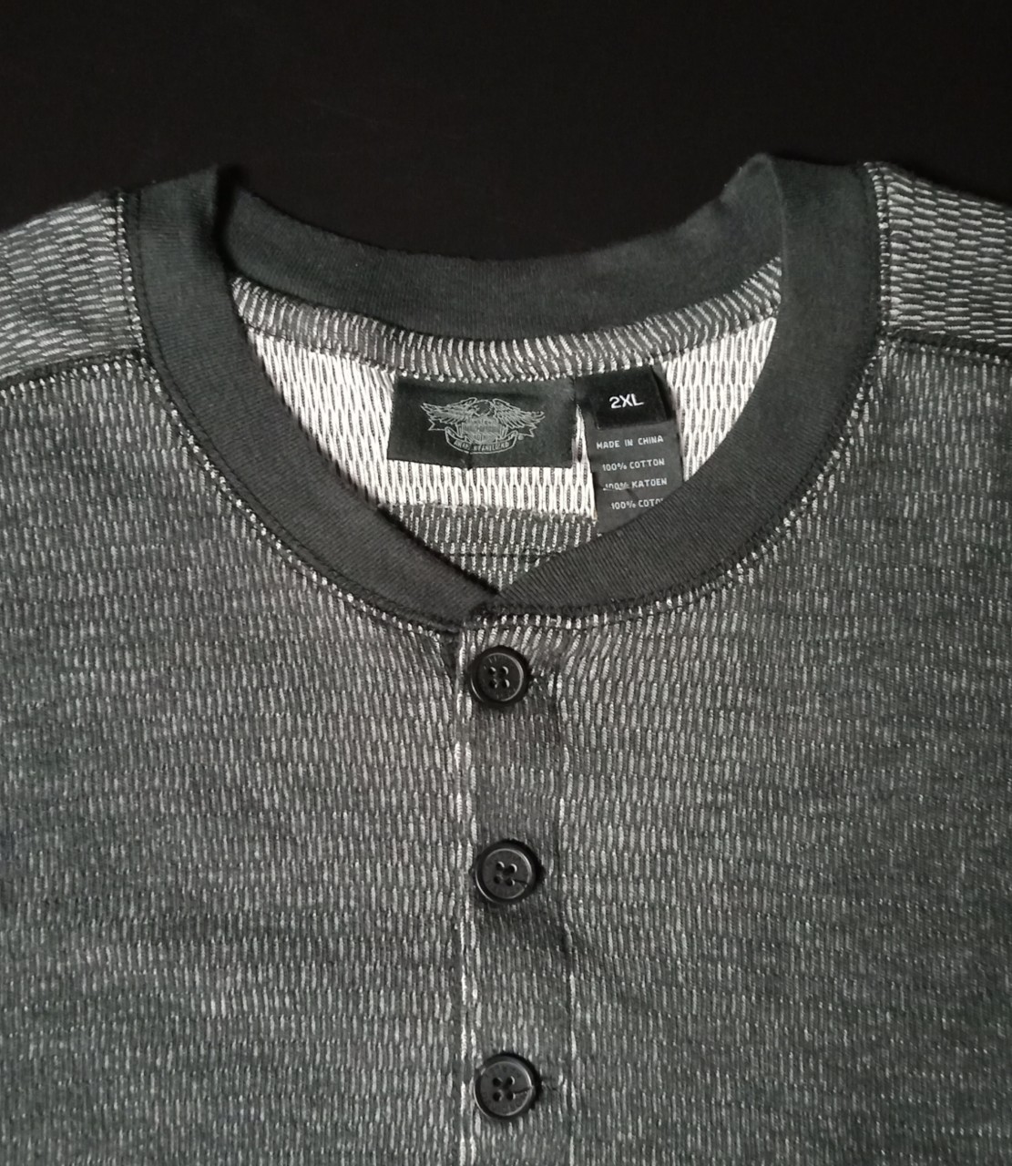 เสื้อแขนยาวไหมพรม H-D M,L,XL,XXL