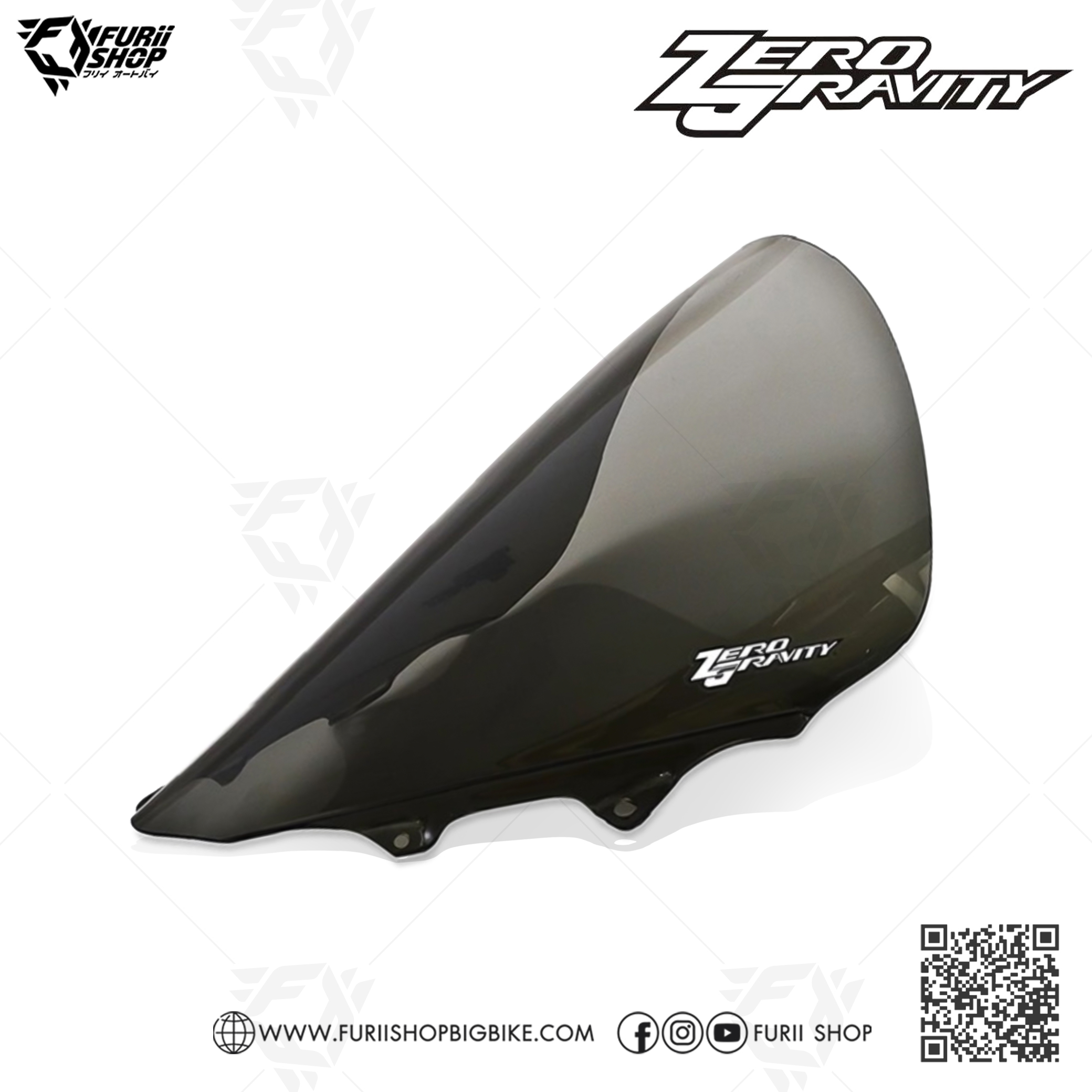 ชิลด์ Zero Gravity Windshield Corsa : for Kawasaki ZX6R 2019-2022