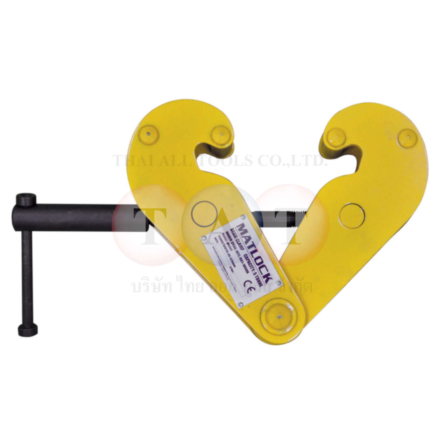 Matlock.5.0 TON BEAM CLAMP C/W CERTIFICATE