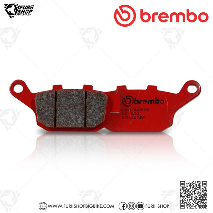 ผ้าเบรก Brembo (07HO27SP) : for YAMAHA : FZ6R 600 09-14 / XJ6-F/N/S 13-15