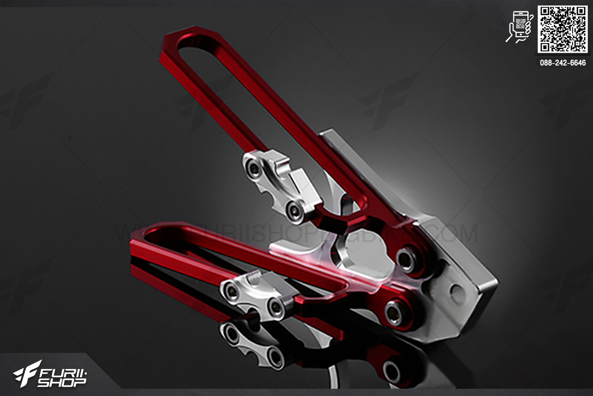 ตัวล็อคสายไมล์ (Speed Meter Cable Guide For STD. Front Fork Guard) Kawasaki KSR Final Edition