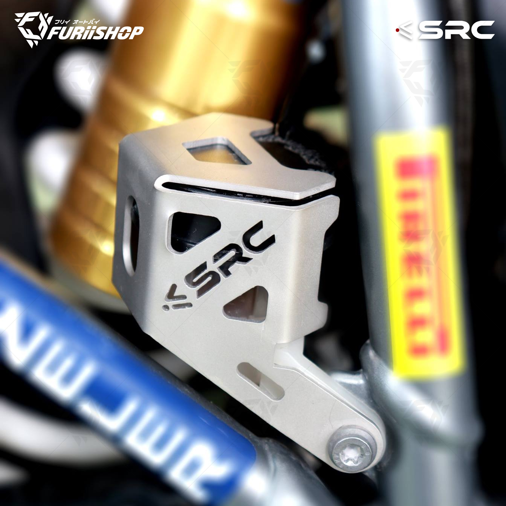 การ์ด กะปุกหม้อน้ำ REAR BRAKE RESERVOIR COVER For BMW 1200 GS