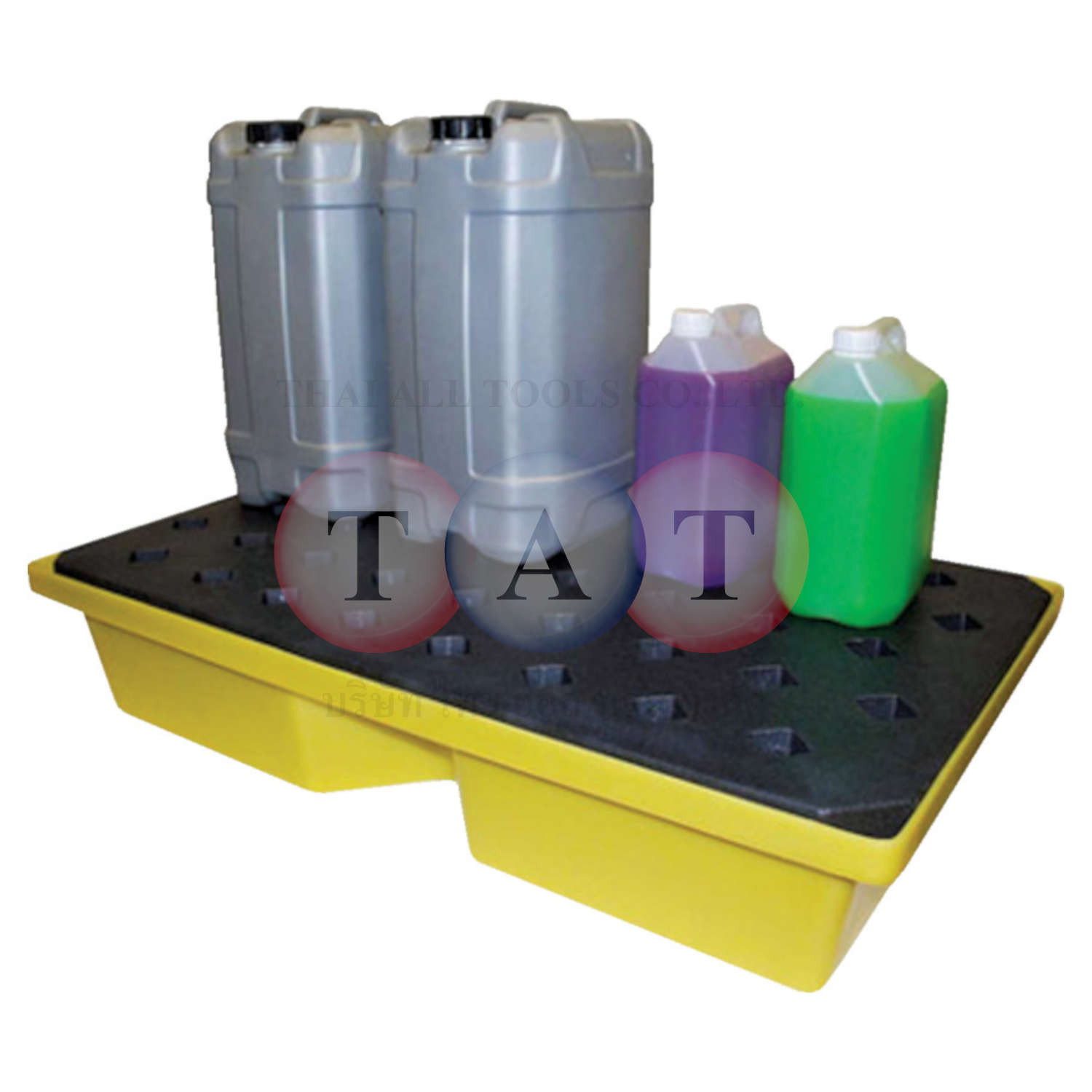 Solent Spill Control.Spill Tray with Grate 60L