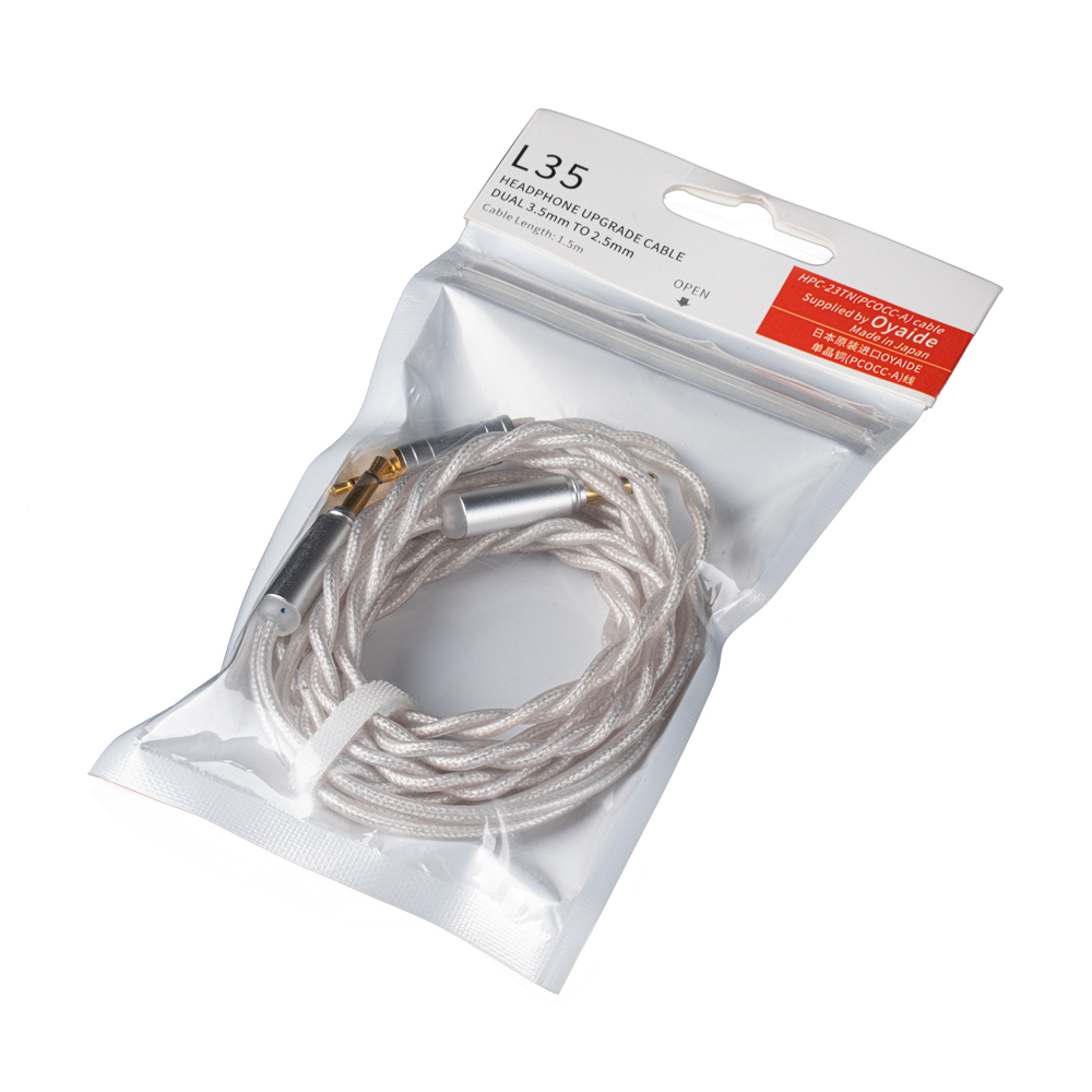 ขาย X-Tips L35 สายอัพเกรดหูฟังแบบ 2.5mm to 3.5mm สำหรับ Hifiman , Denon