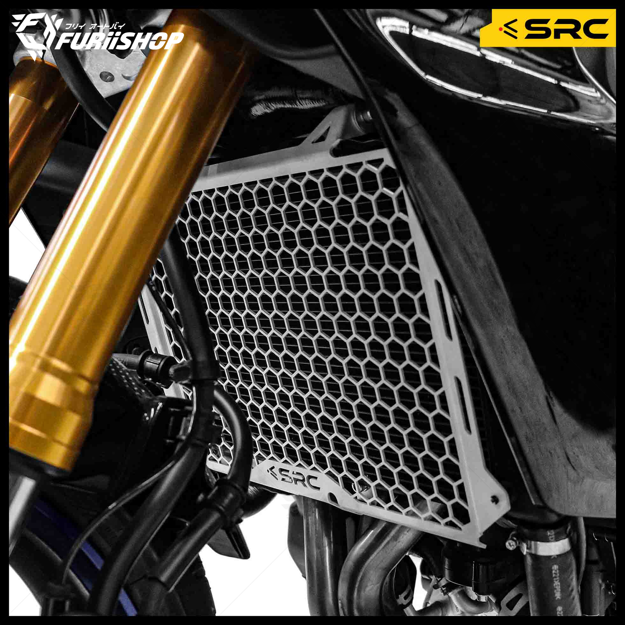 การ์ดหม้อน้ำ RADIATOR GUARD FOR YAMAHA TRACER 9 GT