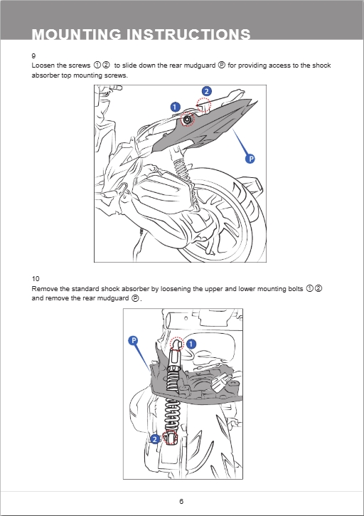 โช๊คหลังแต่ง Ohlins HO811 For Honda Click 150i ปี 2018-2021
