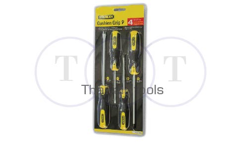 ชุดไขควงด้ามหุ้มยาง 4 ชิ้น CUSHION GRIP2 SCREWDRIVER SETS STANLEY