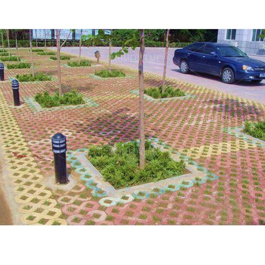 แม่พิมพ์บล็อคคอนกรีต ลาย8เหลี่ยม ขนาด 40x20x8 cm