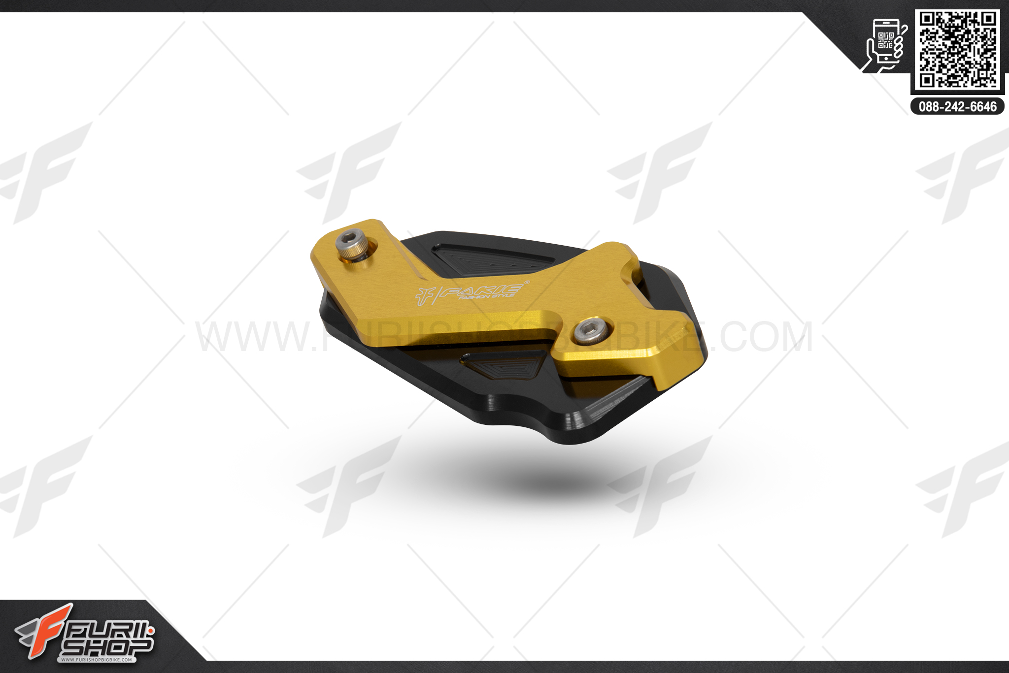 ฝาปิดกระปุกน้ำมันเบรค Fakie Ninja650 ทอง