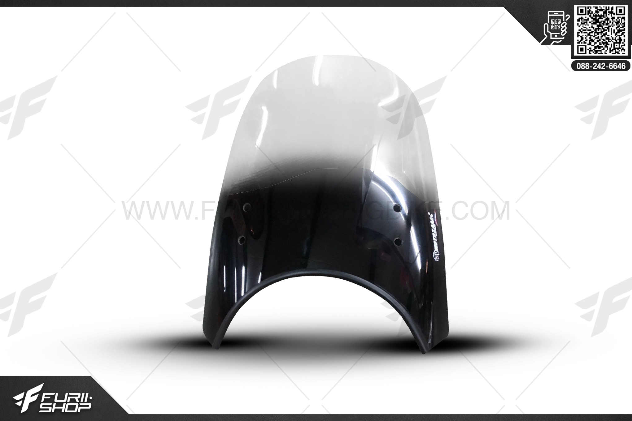 ชิวหน้า MOTOZAAA V.1 (สีชา) FOR YAMAHA XSR155