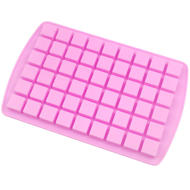 แม่พิพม์ซิลิโคน พิพม์วุ้น พิมพ์ฟองดองสีเหลี่ยม 54 ช่อง ขนาด1.5*1.5 cm