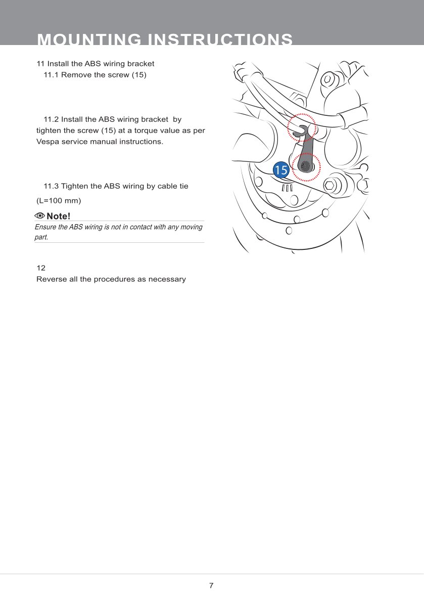 โช้คหน้า OHLINS PI411 For Vespa GTS300 2024
