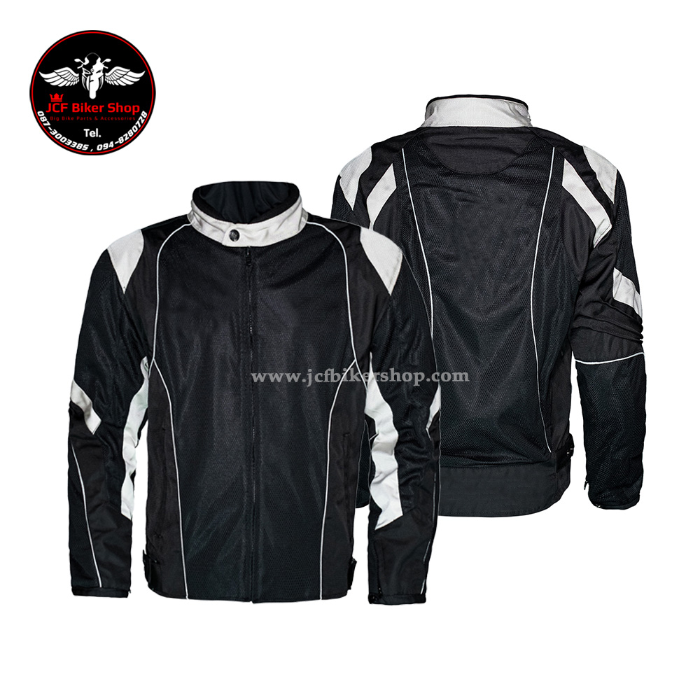 เสื้อการ์ด เสื้อขับมอเตอร์ไซค์ Dainese ผลิตจากผ้าคอร์ดูร่าผสมผ้าตาข่ายระบายอากาศ (สินค้ามีตำหนิตรงโลโก้ทุกจุด)