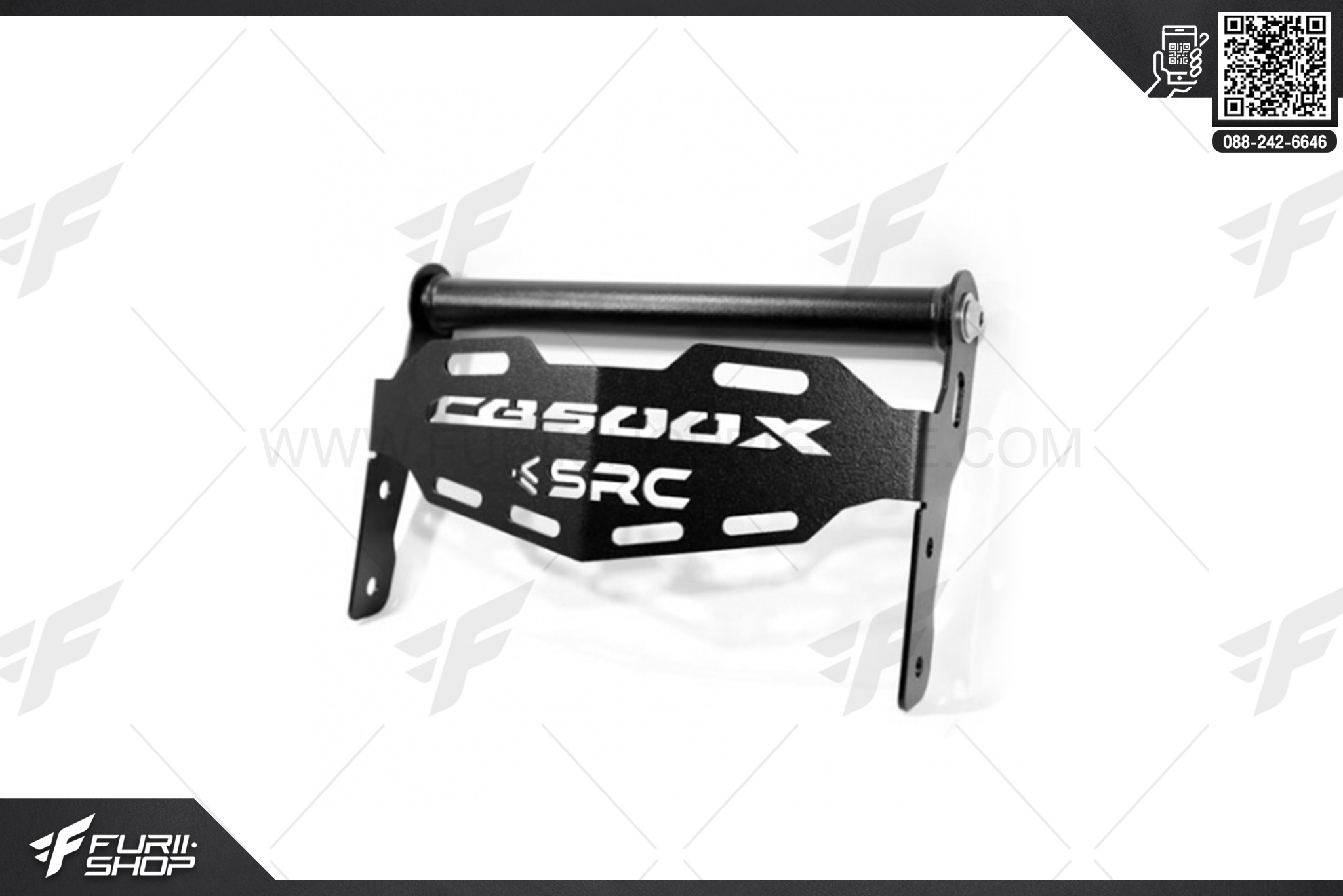 บาร์จับ GPS SRC CB500X 2016 Black (Powder coat)