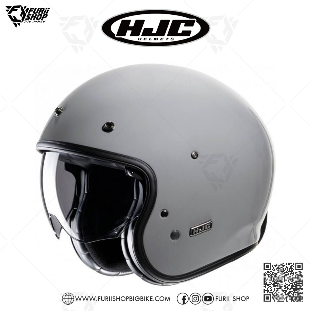 หมวกกันน็อคครึ่งใบ(Halfface) HJC V31 : N GREY