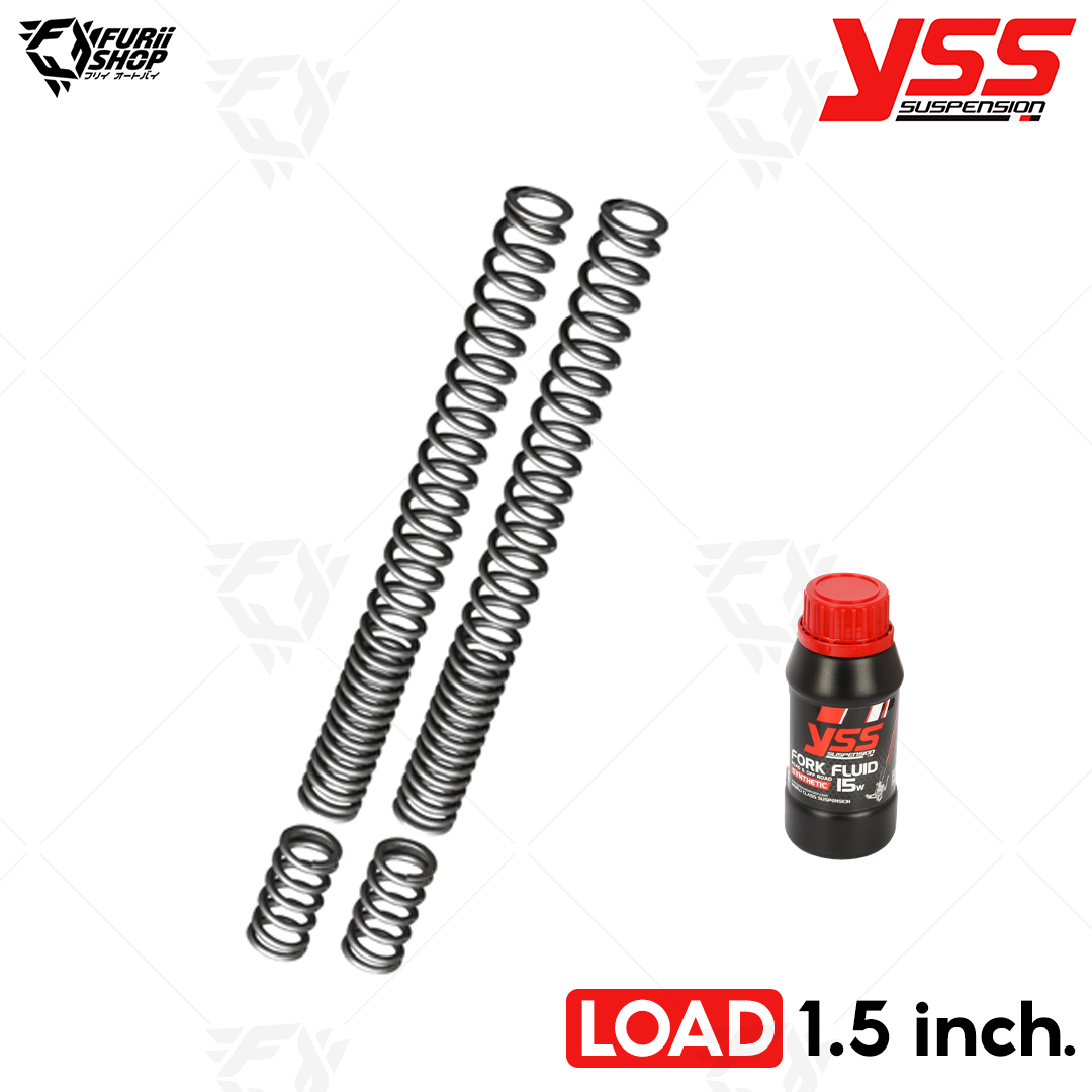สปริงโช๊คหน้า YSS FORK SPRING KIT LOAD 1.5 inch. (Y-SO-KIT-04-004) : for YAMAHA AEROX 155 '21