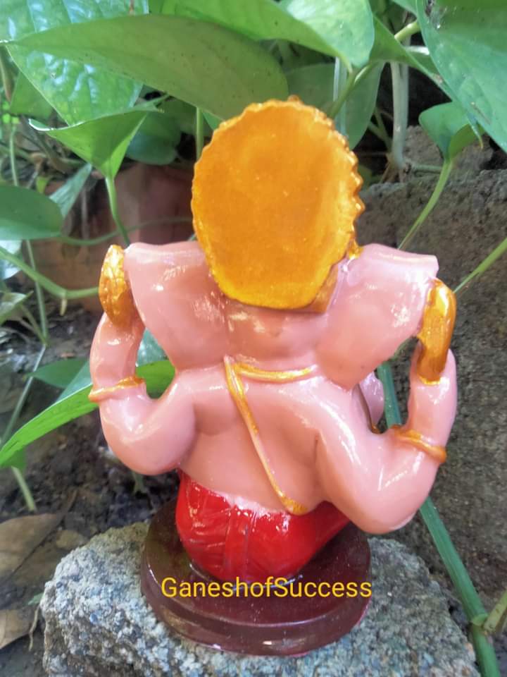 พระพิฆเนศปางเศรษฐี เรซิ่น สูง 5 นิ้ว มีหลายสี