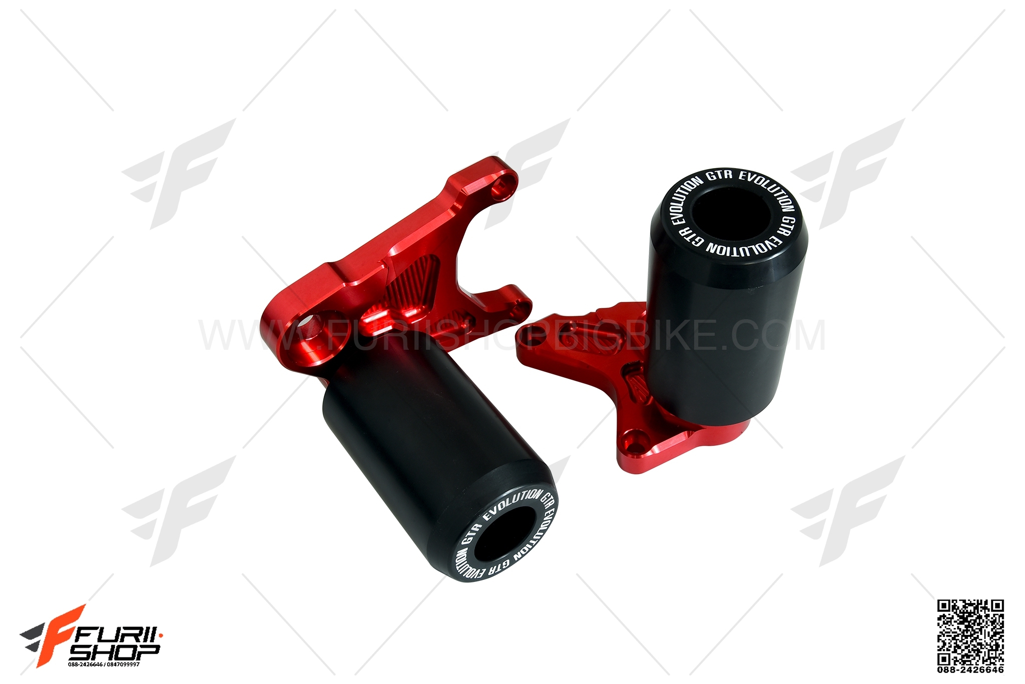 กันล้มกลาง GTR สีแดง FOR HONDA CB650F/CBR650F