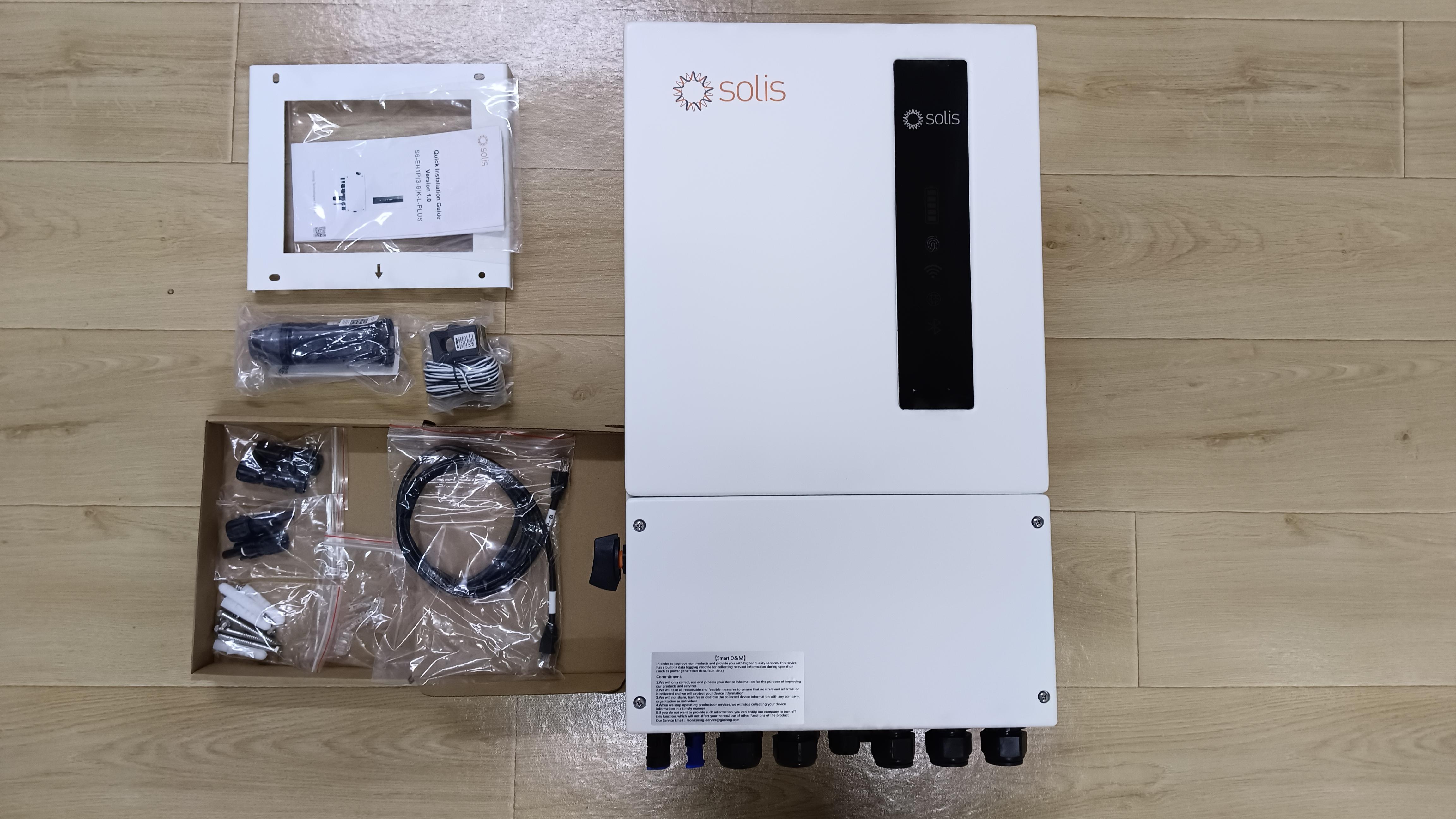 Solis Hybrid on/off grid inverter 6kW พร้อมWIFI และ CT กันย้อน ระบบแบต48V โซลิส ออน/ออฟกริด อินเวอเตอร์ 6kW