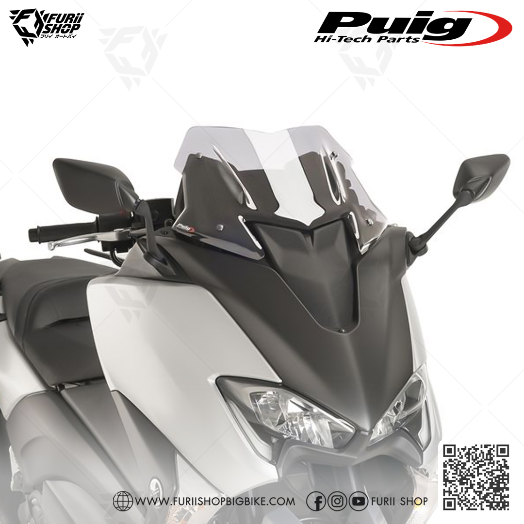ชิลด์หน้า Puig Windshield Sport : for Yamaha TMAX530 SX/DX 2017-2019 & TMAX560 2020-2021