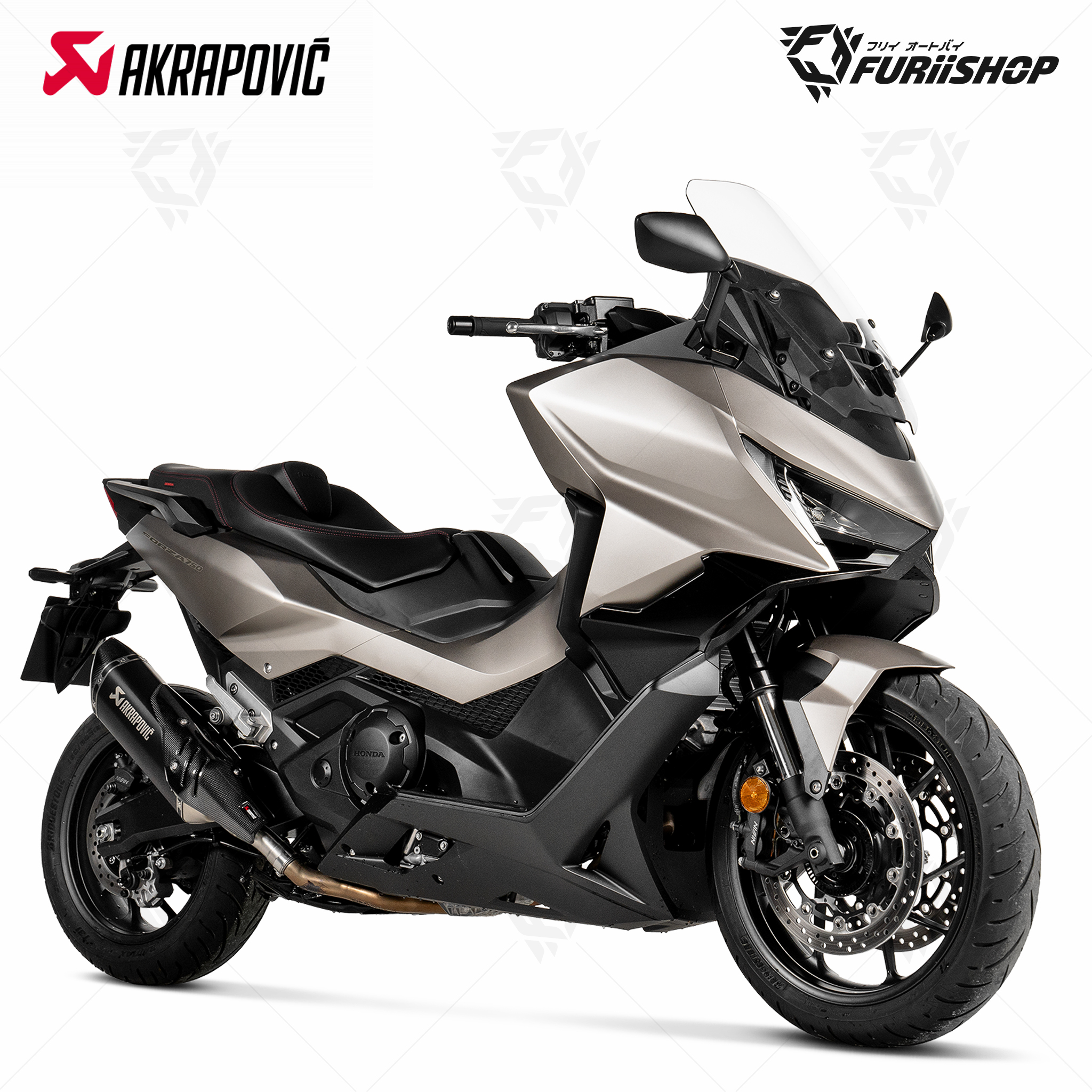 ท่อแต่ง Akrapovic Slip on Black Limited 2025 for HONDA X-ADV750 2025