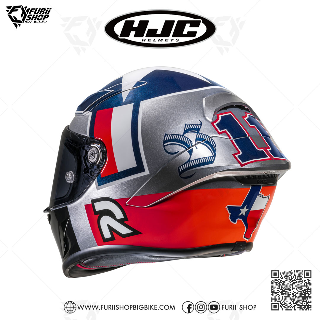 หมวกกันน็อคเต็มใบ HJC RPHA1 : BEN SPIES SILVERSTAR MC21