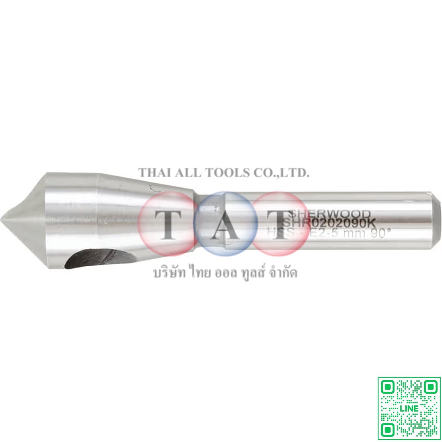 Sherwood 90°, Countersink, 2.0 - 5.0mm, Straight Shank, Cobalt High Speed Steel SHR0202090K