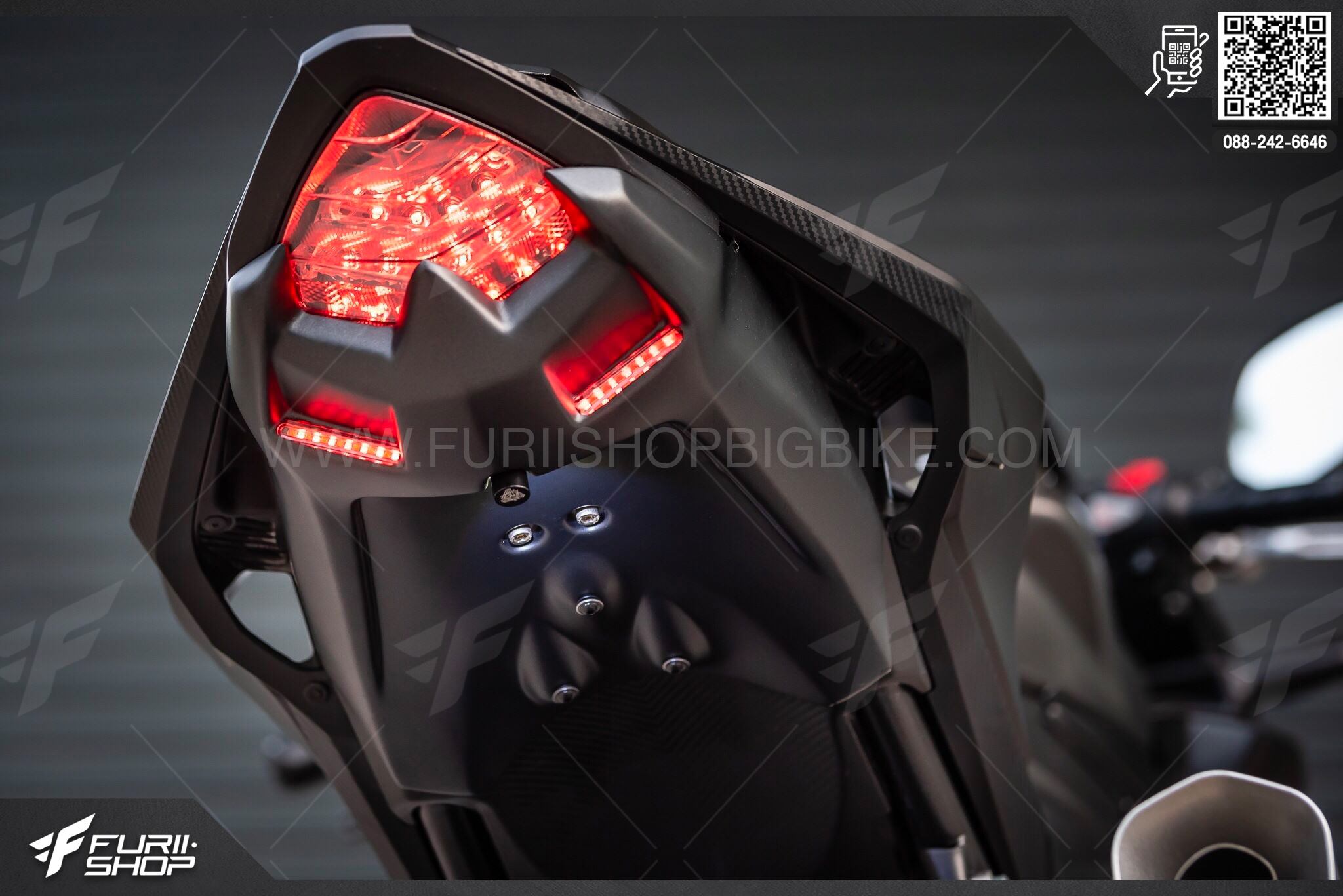 แผ่นป้ายติดท้าย MOTOZAAA FOR CBR500R